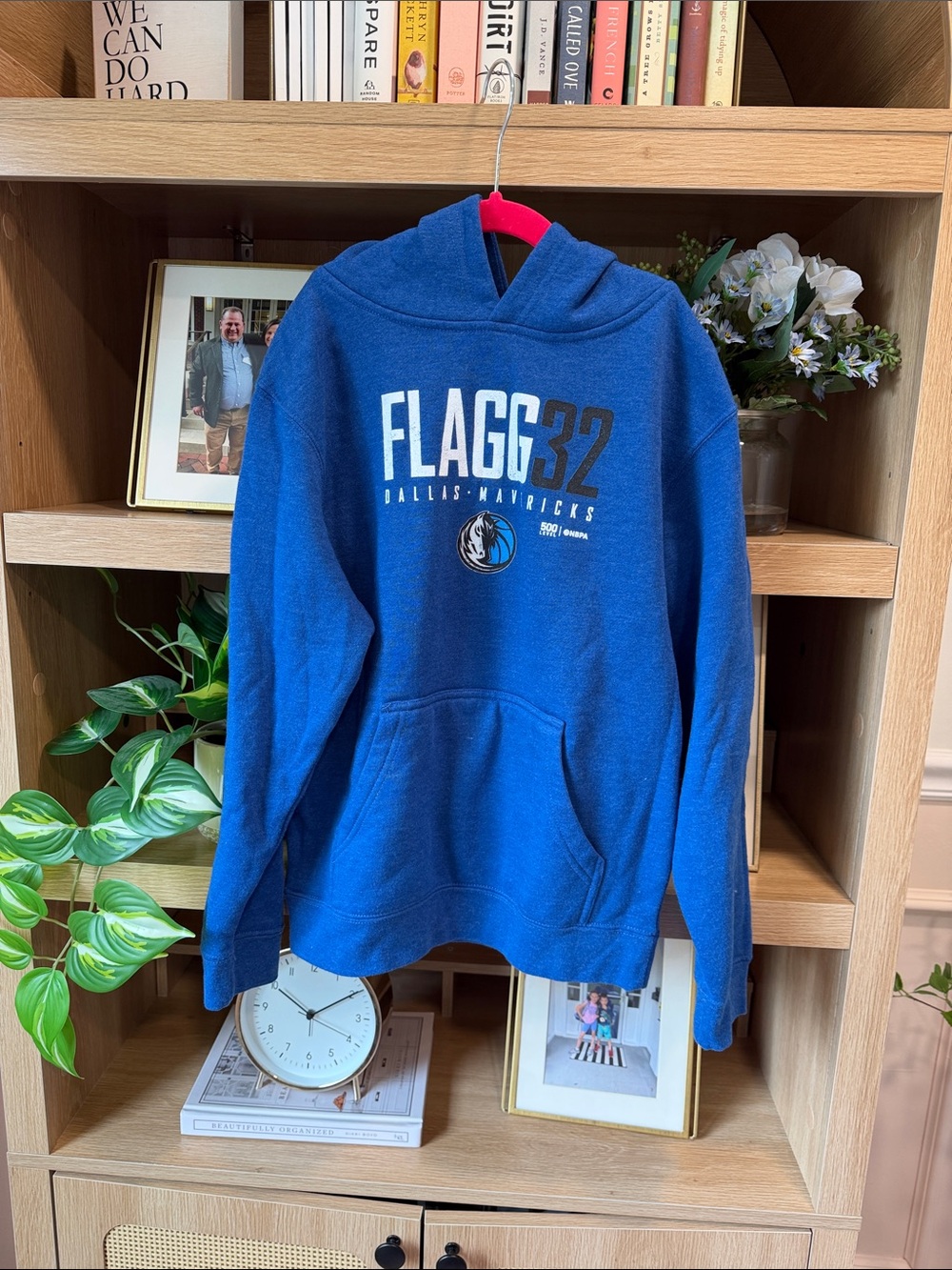 Blue Dallas Mavericks Cooper Flagg Hooded Sweater